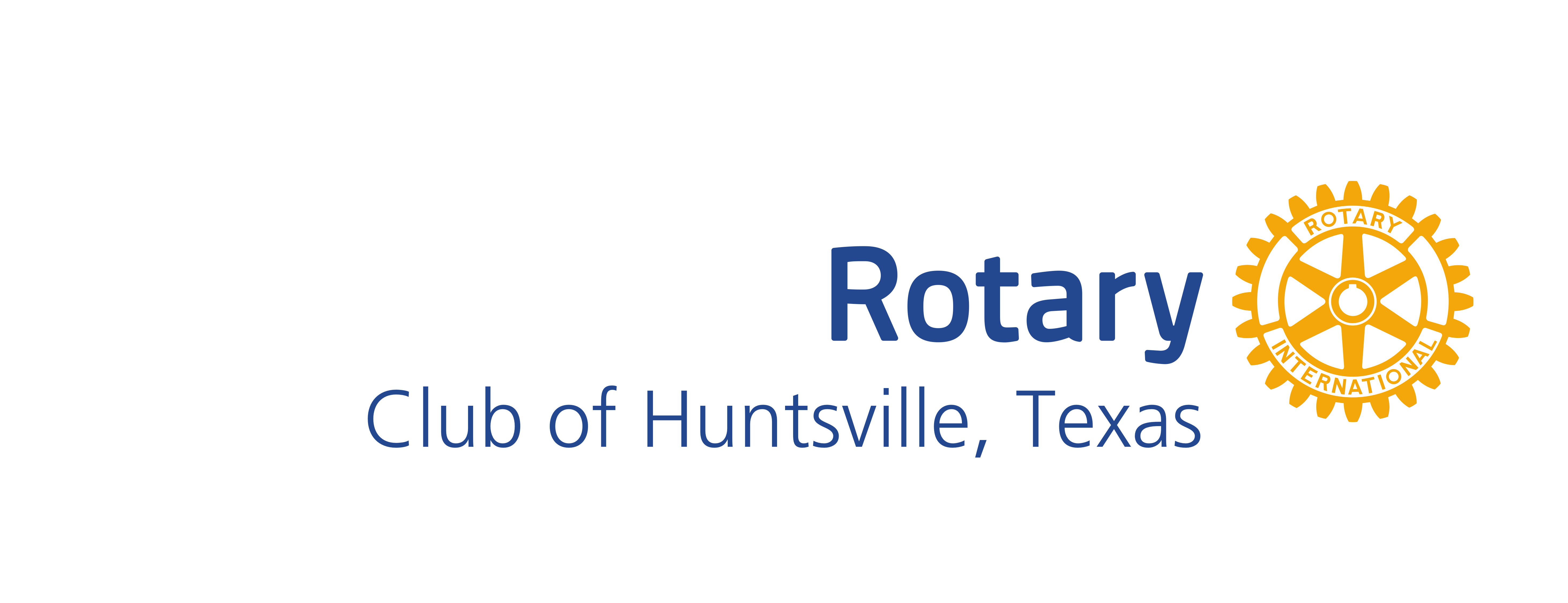 Rotary Club of Huntsville Texas Logo